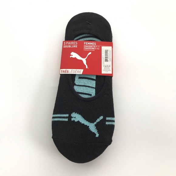 Puma women’s no show Superlite socks 3 pack 5-9.5 - Picture 2 of 2